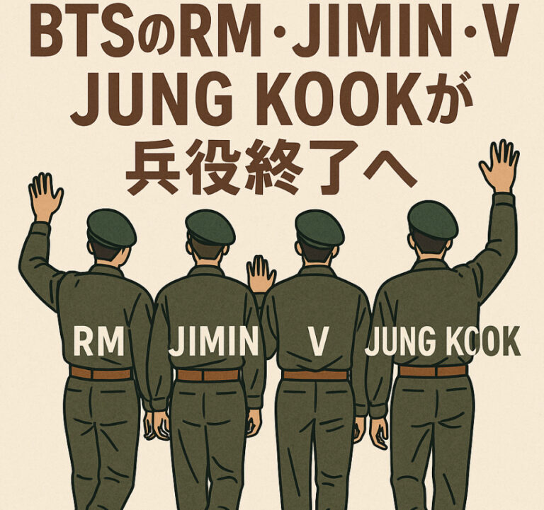 BTSのメンバー4人が兵役終了｜ファンへの感謝