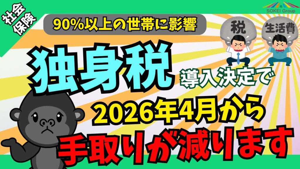 「独身税」ではない? こども・子育て支援金についての説明