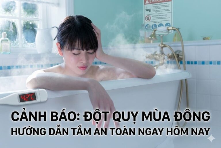 Nguy cơ đột quỵ khi tắm mùa đông tăng: Hướng dẫn tắm an toàn ngay hôm nay