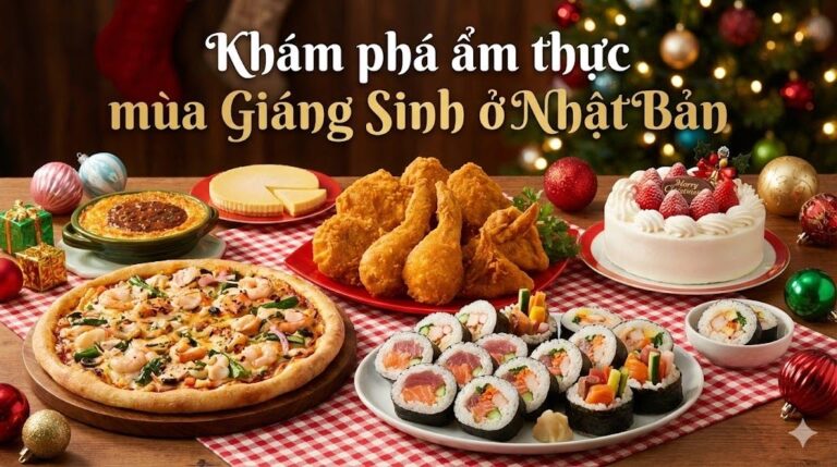 Giáng Sinh Ở Nhật Bản Ăn Gì? Khám Phá Văn Hóa Ẩm Thực Độc Đáo Mùa Noel