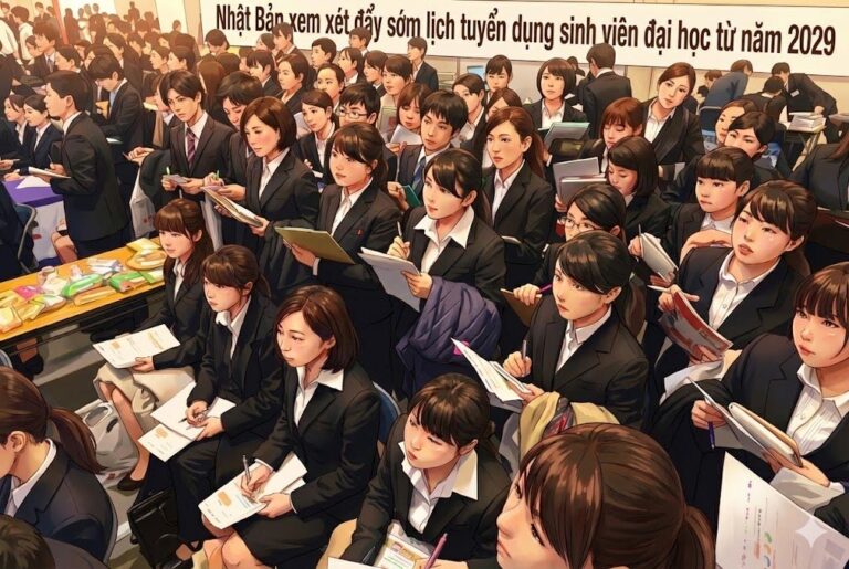 Nhật Bản xem xét đẩy sớm lịch tuyển dụng sinh viên đại học từ năm 2029