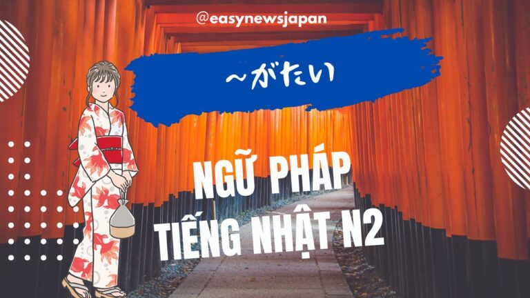 Ngữ pháp tiếng Nhật N2: "Gatai"