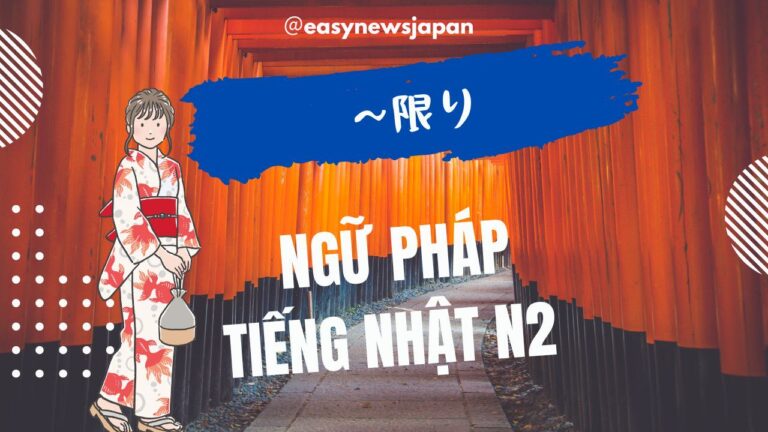 Ngữ pháp tiếng Nhật N2: "Kagiri"