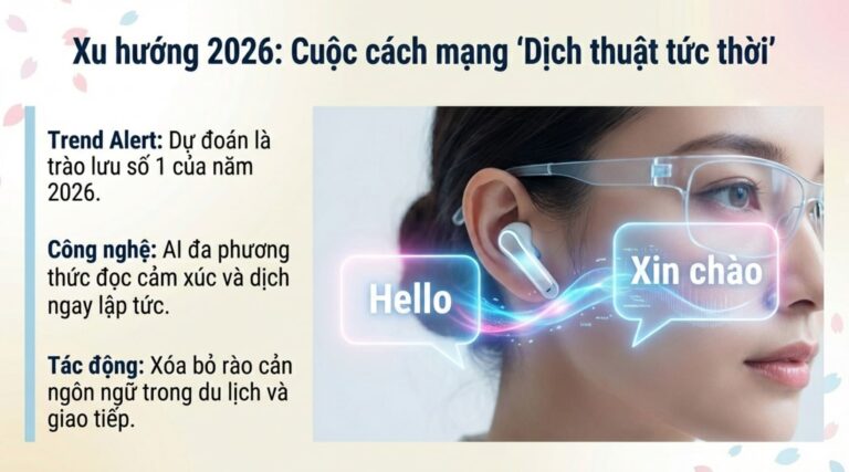 AI Dịch Thời Gian Thực: Cuộc Cách Mạng Thay Đổi Việc Học Ngoại Ngữ