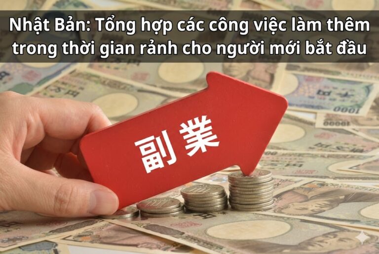 Nhật Bản: Tổng hợp các công việc làm thêm trong thời gian rảnh cho người mới bắt đầu
