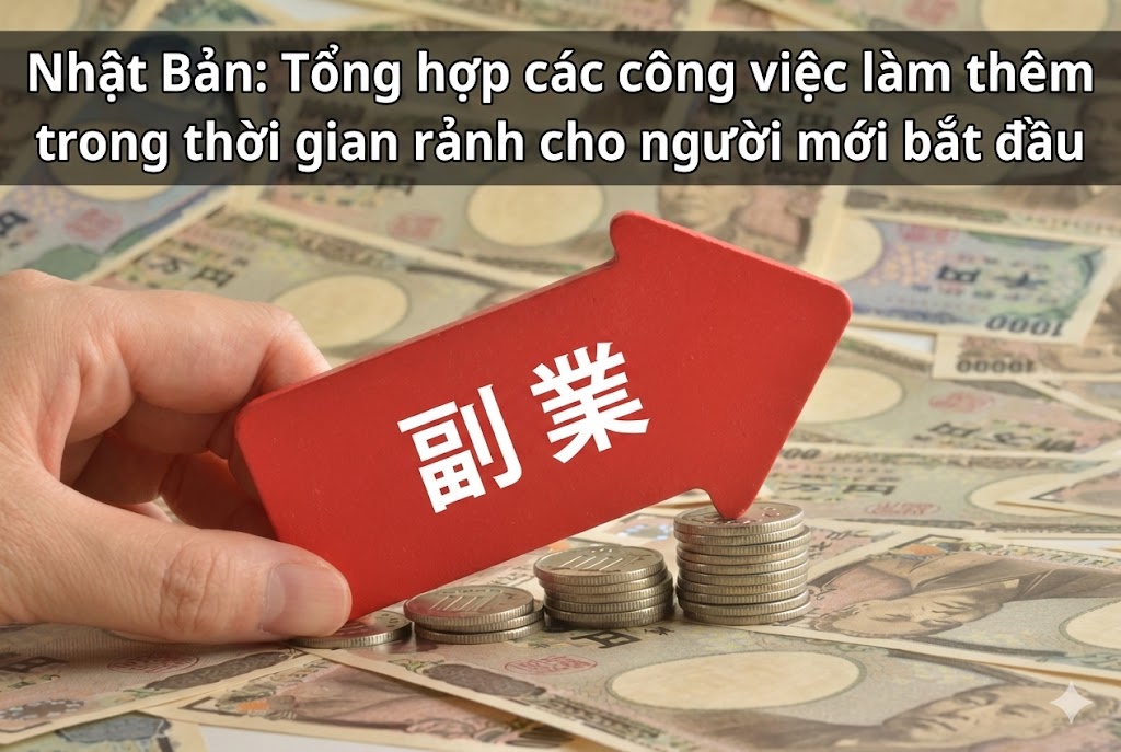 Nhật Bản: Tổng hợp các công việc làm thêm trong thời gian rảnh cho người mới bắt đầu