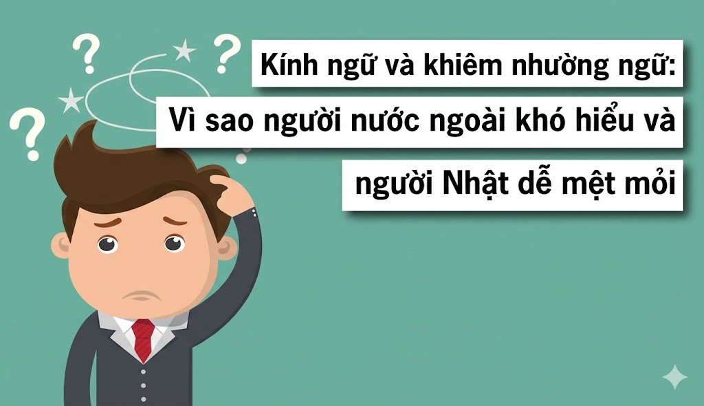 Kính ngữ và khiêm nhường ngữ: Vì sao người nước ngoài khó hiểu và người Nhật dễ mệt mỏi