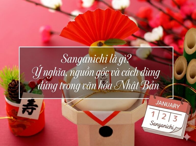 Sanganichi là gì? Ý nghĩa, nguồn gốc và cách dùng đúng trong văn hóa Nhật Bản