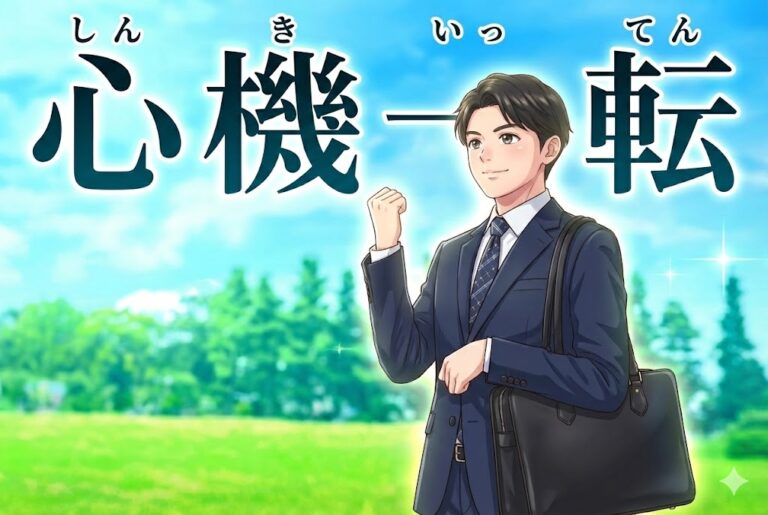 Ý nghĩa và cách dùng của “Shinki Itten”