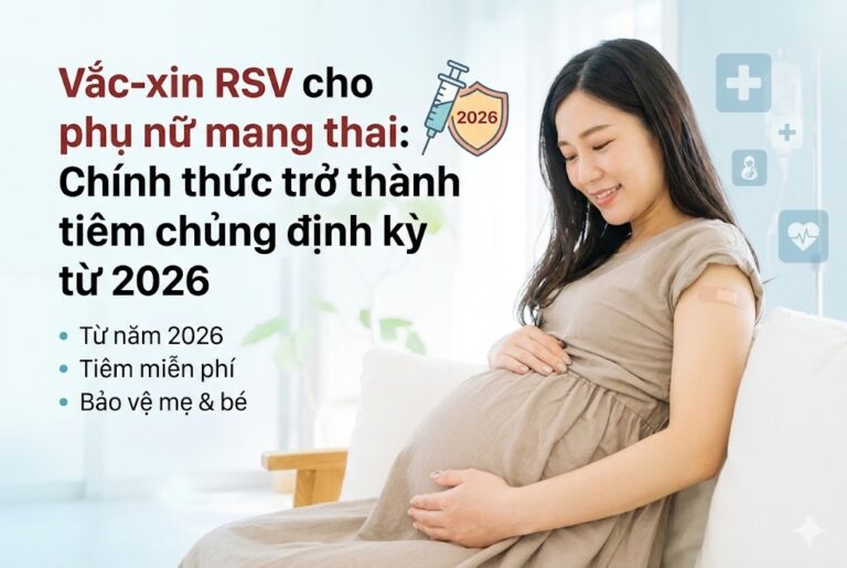 Vắc-xin RSV cho phụ nữ mang thai: Chính thức trở thành tiêm chủng định kỳ từ 2026