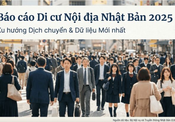 Di cư dân số Nhật Bản 2025: Tokyo vẫn dẫn đầu nhập cư nhưng xu hướng đã chững lại