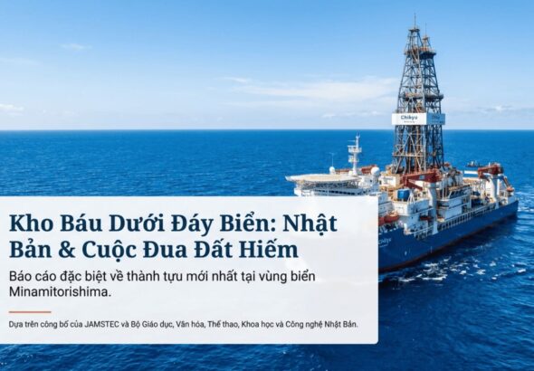 Nhật Bản thành công khai thác bùn chứa đất hiếm ngoài khơi Minamitorishima